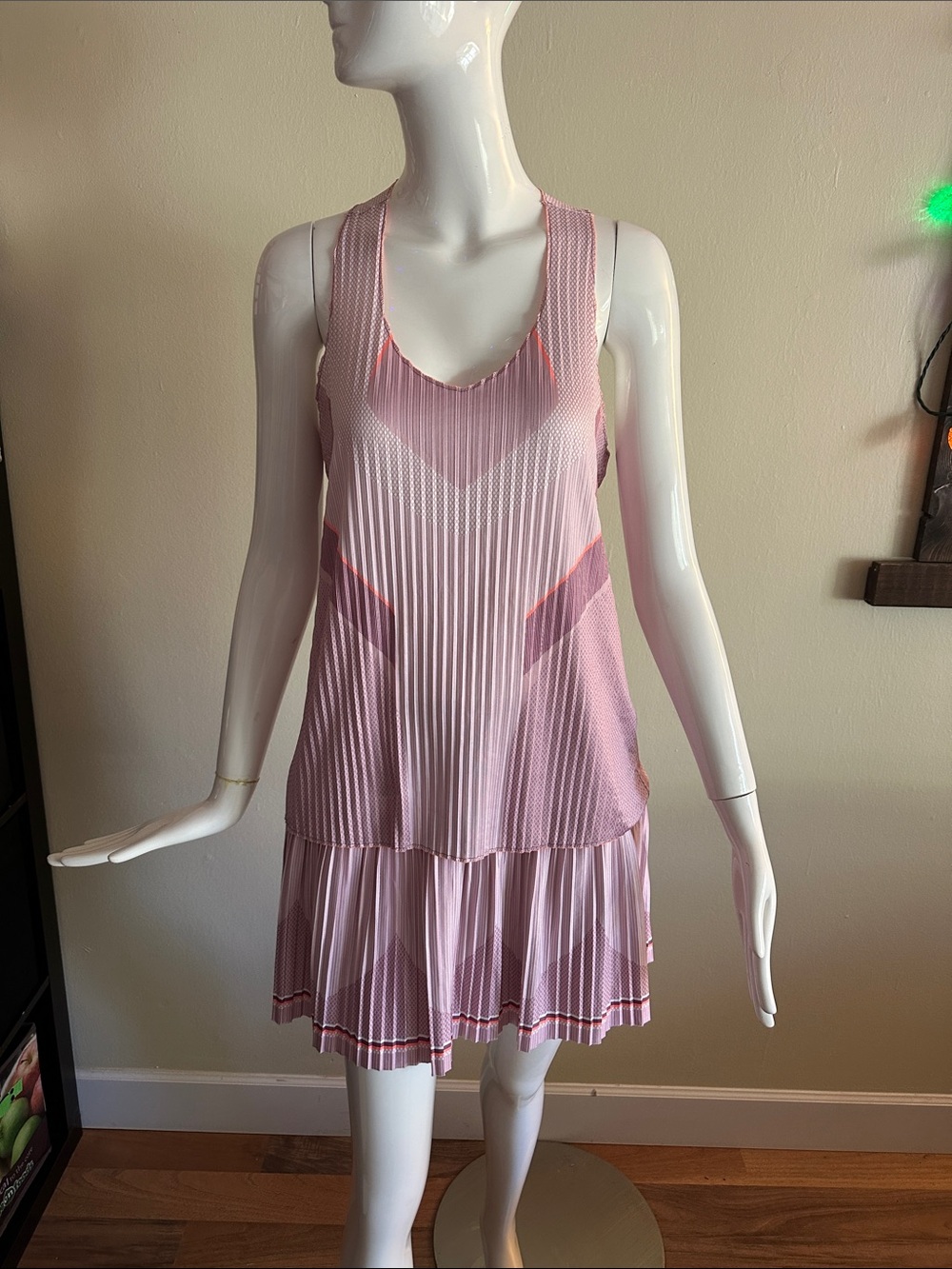 K-Swiss Pink Pleated Tennis Skirt Set